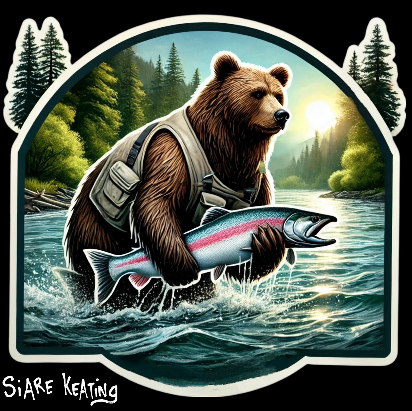 Bear of the Riverbend – Sunrise Catch