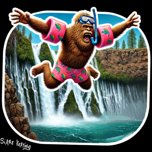 Sasquatch Cannonball – Making a Splash at Burney Falls